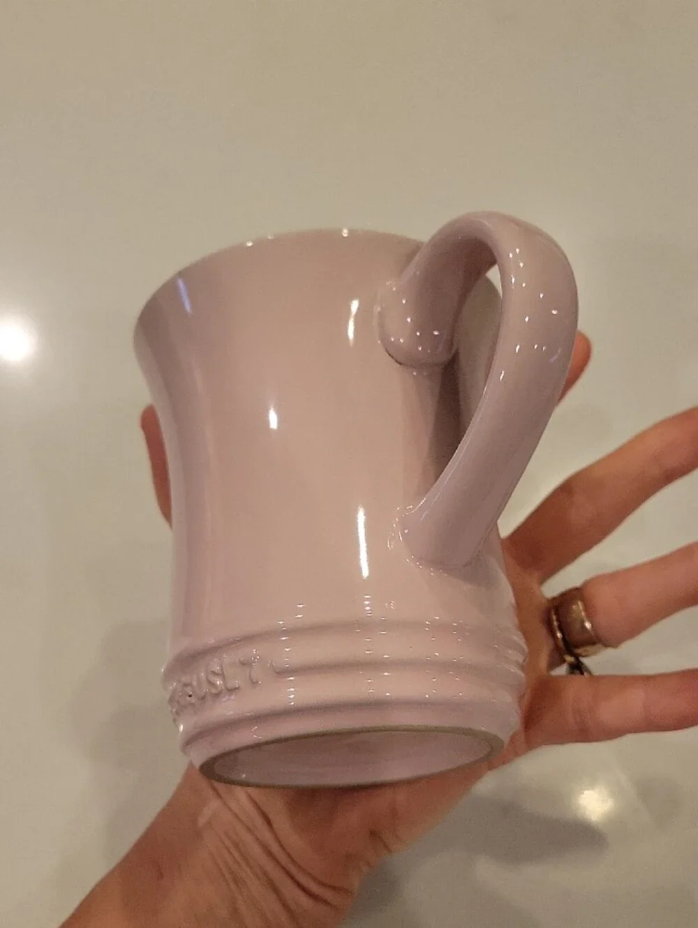 Le Creuset Chiffon Pink Stoneware Mug
